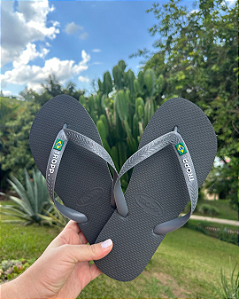 Chinelo TROPP tradicional CINZA