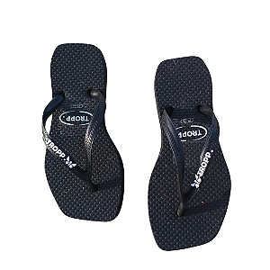 Chinelo TROPP infantil square PRETO