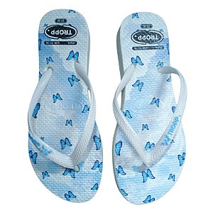 Chinelo TROPP estampado BORBOLETAS
