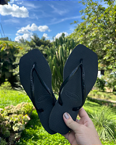 Chinelo TROPP square PRETO