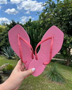 Chinelo TROPP square ROSA BEBÊ