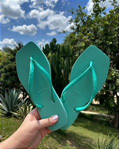 Chinelo TROPP square VERDE ÁGUA