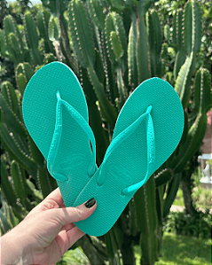 Chinelo TROPP slim VERDE ÁGUA