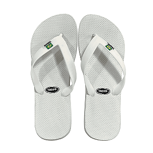 Chinelo Tropp Tamanho Especial Masculino Branco – 45/46 ao 47/48