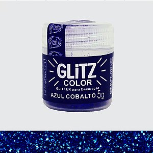 Glitter p/ decoracao AZUL COBALTO 5g