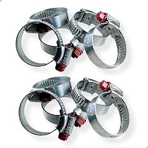 Kit 10 Abraçadeira Mangueira Agua 19x27 Largura Fita 9mm