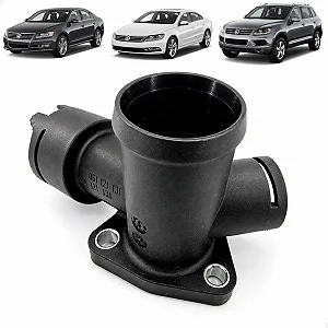 Tubo Flange Água Passat CC Touareg V6 Sensor 03H121133