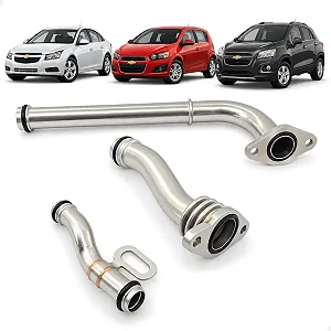 Kit 3 Tubos Resfriador Óleo Cruze Sonic Tracker 55353327 55353329