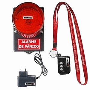 ALMPAN KIT ALARME DE PÂNICO SEM FIO COM ALERTA VISUAL