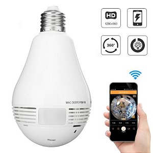 910370 CAMERA LAMPADA IP VR CAM 360 PANORAMICA