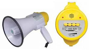 Megafone CSR NT200 Com Gravação 12 Segundos - Alcance Máximo De Até 600 Metros