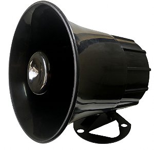 SIRVOZ SIRENE ELETROMAGNÉTICA COM MGS DE VOZ 12V, 1.5A 115DB