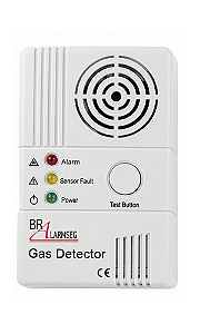 KIT5 DGAK200-220 DETECTOR DE GÁS 220V COM CONTATO DE RELÉ BRALARMSEG - KIT COM 5UND