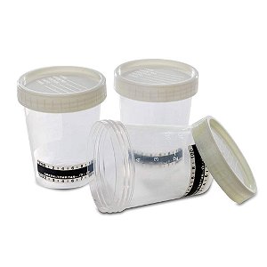 Kit Coletor Transparente + Termômetro Adesivo 10 un