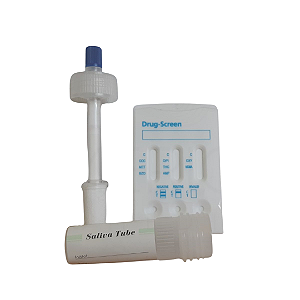 Teste Multidrogas 8 Drogas (Saliva) - Cx 5 Unid