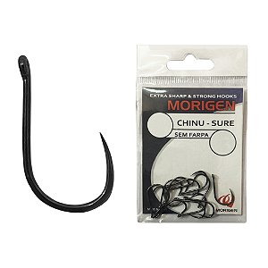 Anzol Morigen Kantuki Chinu Sure Black Nickel - Escolha o Tamanho