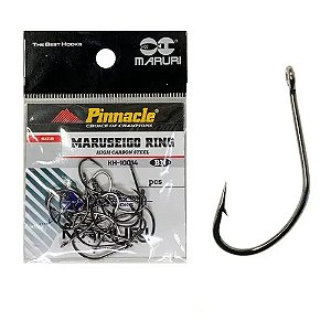 Anzol Pinnacle Maruseigo Ring Black Nickel 10 - 50 Unidades  - Maruri