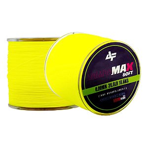 Linha Pesca Monofilamento Soft Tamba Max Laranja e Amarela 500m