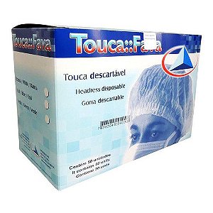 Touca Sanfonada c/  50 unid. Fava