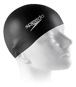 Touca p/ Natação Lycra Preta Tam. Infantil
