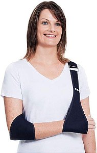 Tipóia em Tira Bilateral Ajustável Azul Mercur