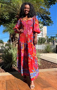 Vestido Longo Banho de Rio FARM