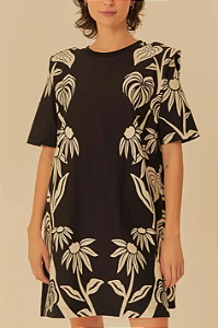 Vestido Midi Tropical Surreal FARM