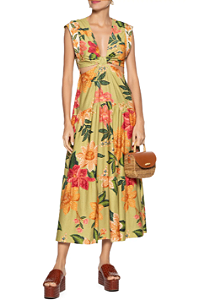 Vestido Midi Arara em Flor FARM