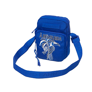 Bolsa Da Gema Bordada Farm – Encanto Tropical Azul FARM