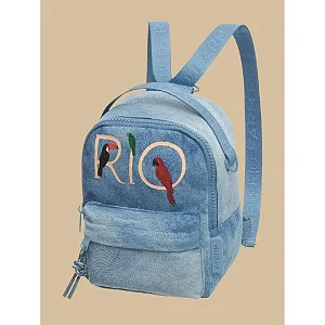 Mini Mochila Farm Borogodó Rio Jeans – Bordado Exclusivo