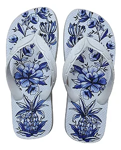 Chinelo Xilo Tropical Off White - Farm