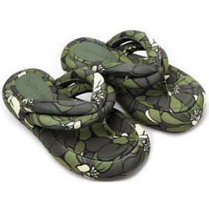 Chinelo Flatform Katita Lycra Fauna Verde - FARM