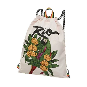 Bolsa Farm Praiana (Mochila Saco) – Estampa Rio Maraca FARM