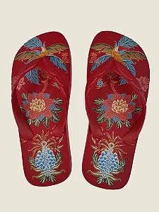 Chinelo Farm Jangada – Estampa Print Amalfi Rosa FARM