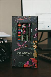 Trio De Canetas Anota Ai Farm – Estampa Voo Descoladinha