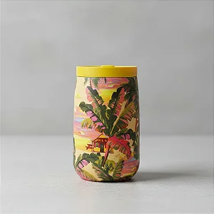 Copo Térmico Farm Que Sede 450ml – Estampa Amarelo Memórias De Verão Farm