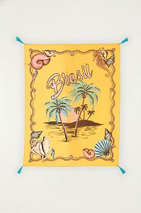 Canga Farm – Estampa Souvenir Bahia Amarelo