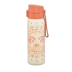 Garrafa Térmica Farm Etc 650ml – Estampa Coqueiral Off White FARM