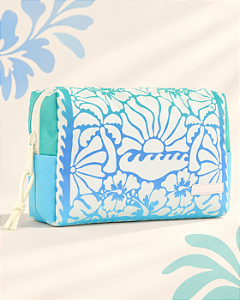 Necessaire Farm Ora Bolas G – Estampa Sunset Yoga Blues FARM