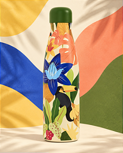 Garrafa Térmica Farm Glub Glub 500ml – Estampa Bossa Tucano Farm