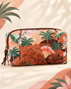 Necessaire Farm Ora Bolas G – Estampa Rio de Mosaico FARM