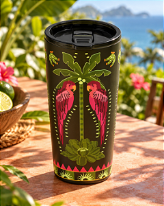 Copo Térmico Farm Glub 500ml – Estampa Janela da Mata FARM