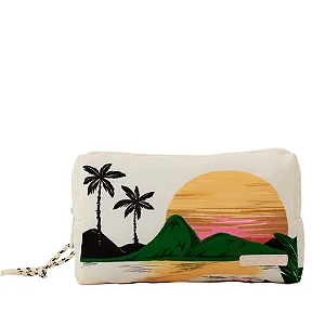 Necessaire Farm Ora Bolas M – Estampa Oasis Latino FARM