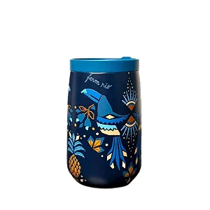 Copo Térmico Farm Que Sede 450ml – Estampa lenço magia tropical Farm