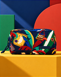 Necessaire Farm Ora Bolas P – Estampa Mundo ETC FARM