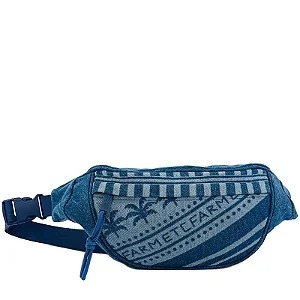Pochete Farm Dengo Jeans Lenço Tropical - Farm