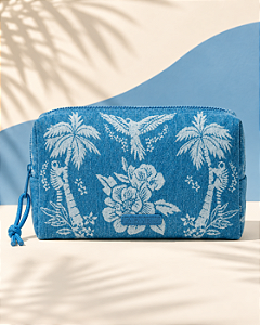 Necessaire Farm Ora Bolas G – Jeans Lenço Tropical