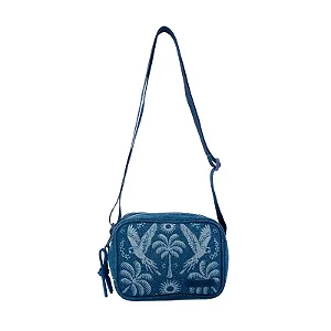 Bolsa Farm Chamego Transversal (Shoulder Bag) – Jeans Lenço Tropical FARM