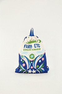 Bolsa Farm Praiana (Mochila Saco) – Estampa Praia Rj Cardume Sonhador FARM