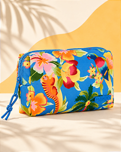 Necessaire Farm Ora Bolas G – Estampa Floral Havaiano FARM